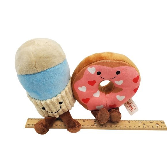 Frankford Valentine Plush Donut Let Me Go Pair Couples 2022 Donut & Cup Gift - Picture 2 of 5